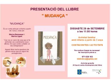 Presentació del llibre "Mudança"