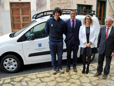L'Ajuntament de Deià ha adquirit un vehicle 100% elèctric per a la brigada de manteniment