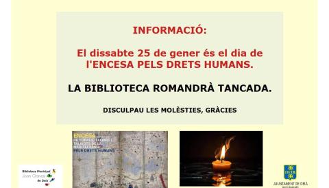 Tancament biblioteca